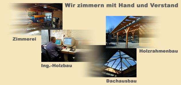 Wir zimmern mit Hand und Verstand